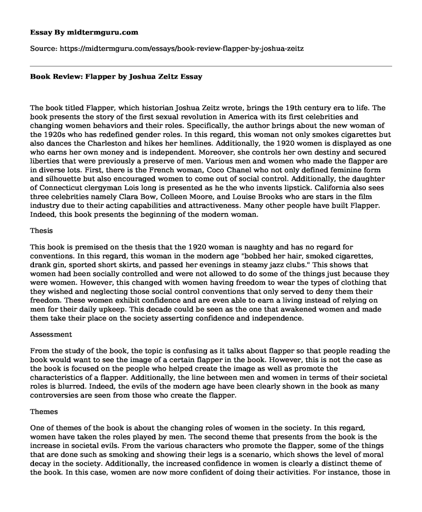 Book Review: Flapper by Joshua Zeitz